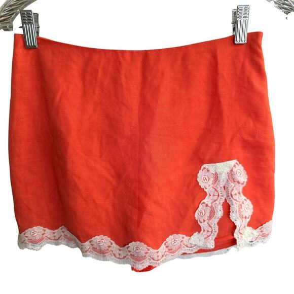 Nia Dresses & Skirts - Revolve NIA Moon Skort in Tigerlily S Whimsy Coquette Vamp Lace Orange Whimsical